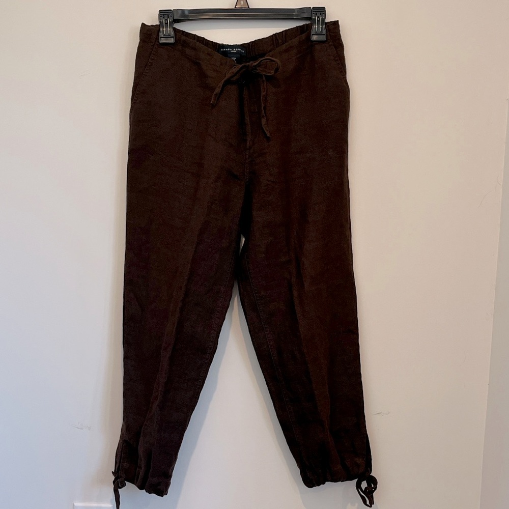 Banana Republic Women’s Brown Linen Pants Size 10